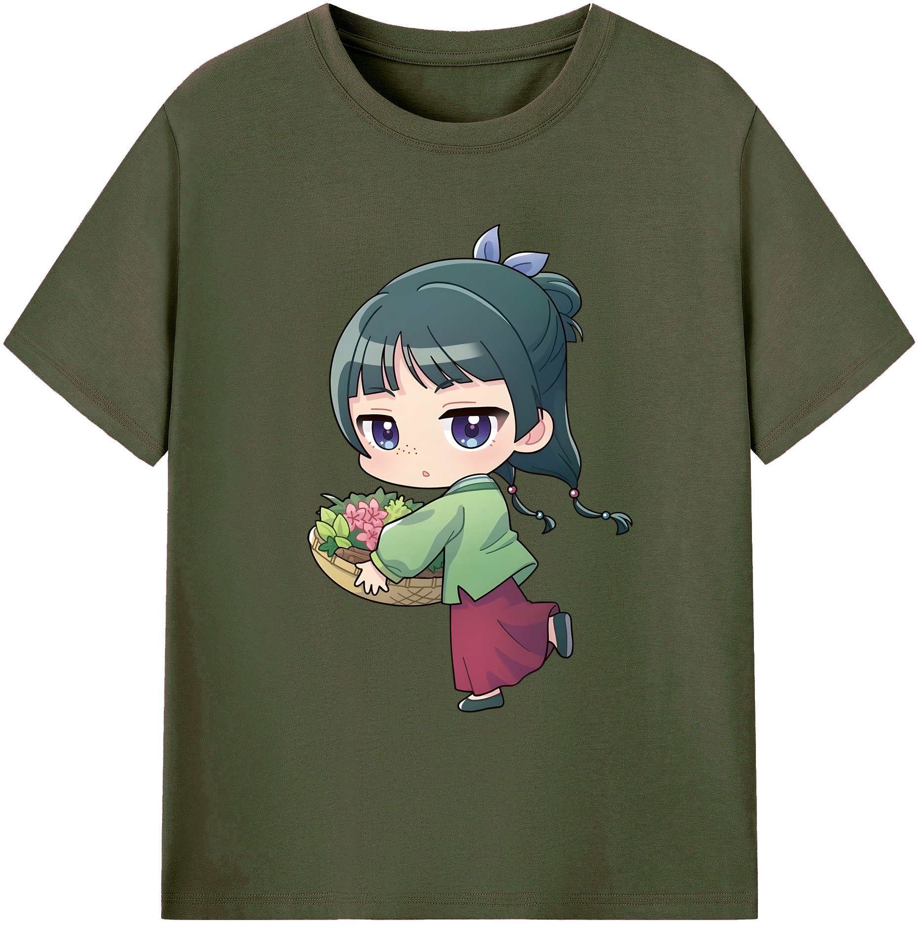 （画像用） 薬屋のひとりごと The Apothecary Diaries 綿100％ メンズ半袖Tシャツ｜肌触りやわらか＆通気性